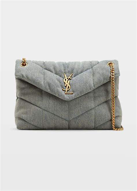 ysl puffer bag|YSL denim puffer.